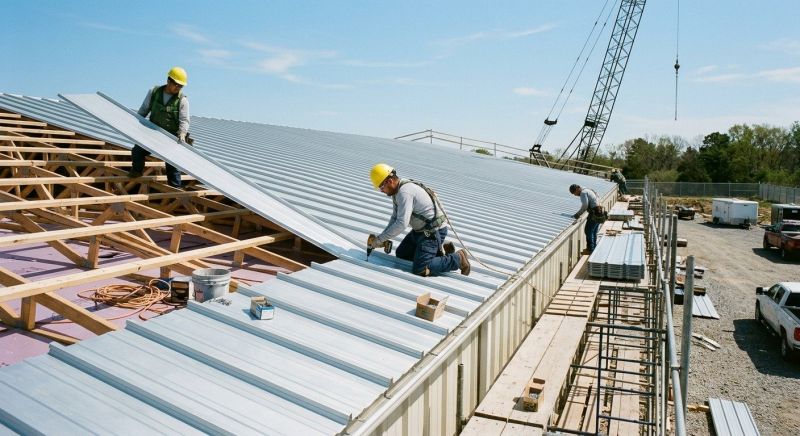 Aluminum Roof Installation in North Chelmsford, MA
