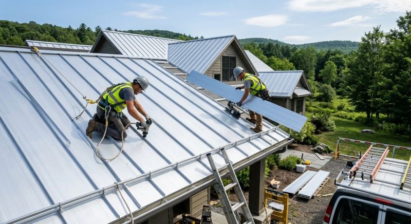 Aluminum Roof Installation in Westborough, MA