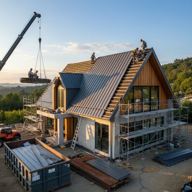 Aluminum Roof Replacement in Acton, MA