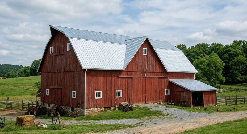 Barn Roof Replacement in Marlborough, MA