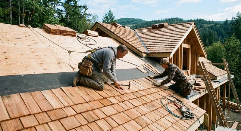 Cedar Roof Installation in Ayer, MA