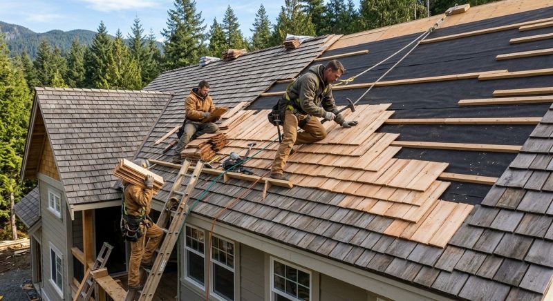 Cedar Roof Installation in Lincoln, MA