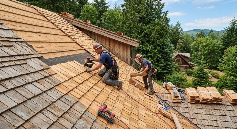 Cedar Roof Installation in Sudbury, MA