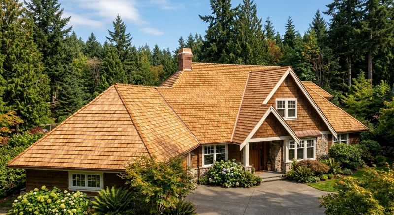 Cedar Roof Installation in Wayland, MA