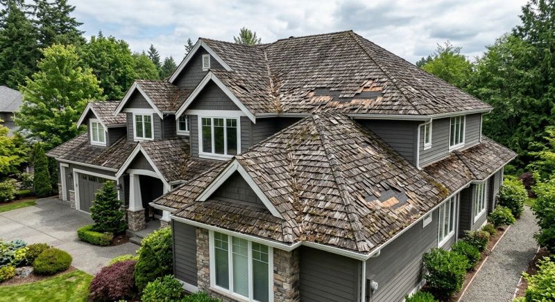 Cedar Roof Replacement in Chelmsford, MA