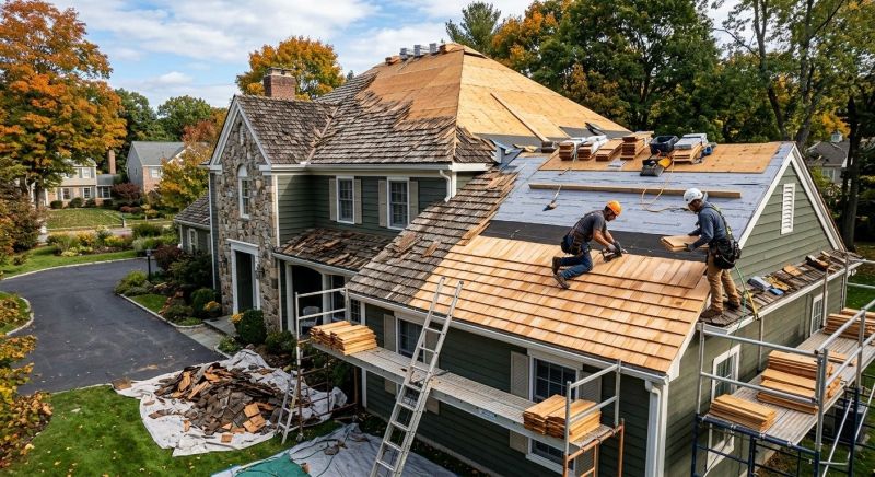 Cedar Roof Replacement in Grafton, MA