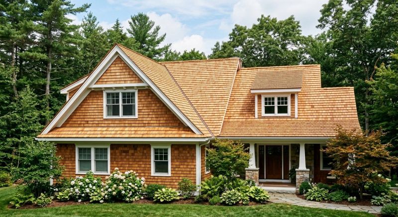 Cedar Shake Roof Construction in Northborough, MA