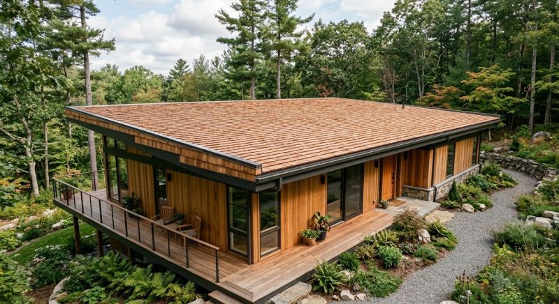 Cedar Shake Roof Construction in Wayland, MA