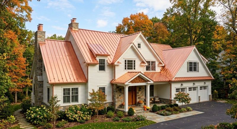 Copper Roof Replacement in Worcester County, MA