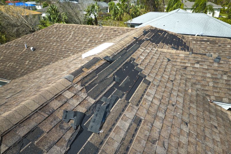 Damaged Roof Replacement in Fitchburg, MA