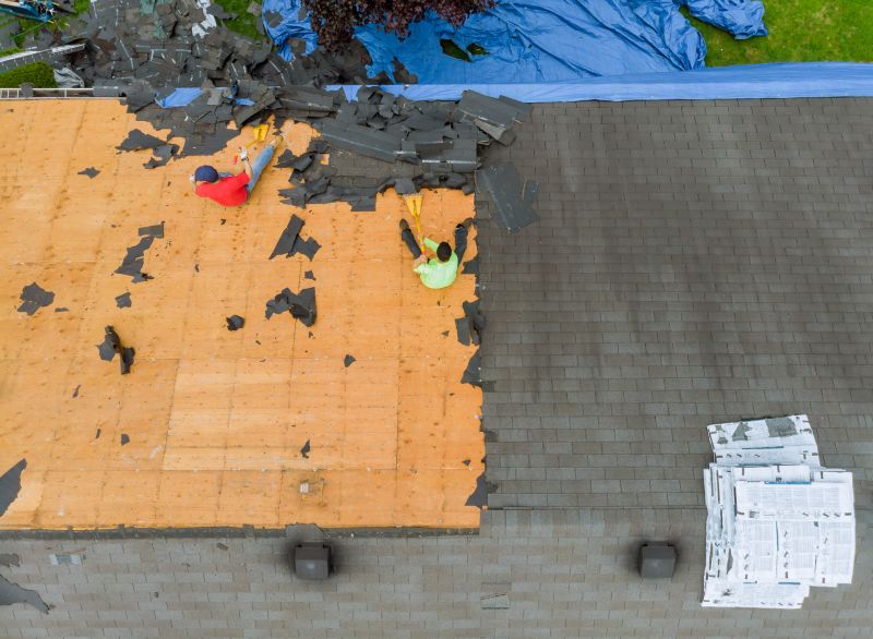 Damaged Roof Replacement in Milford, NH