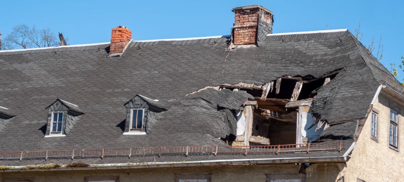 Damaged Roof Replacement in Shrewsbury, MA