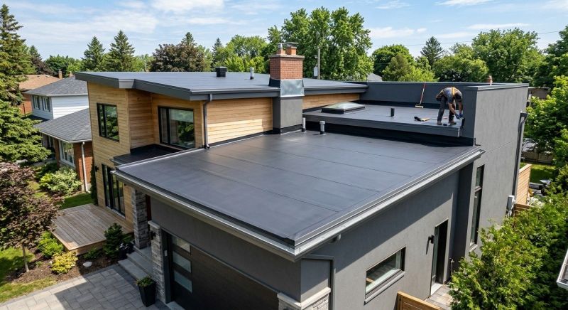 Epdm Roof Installation in Dracut, MA