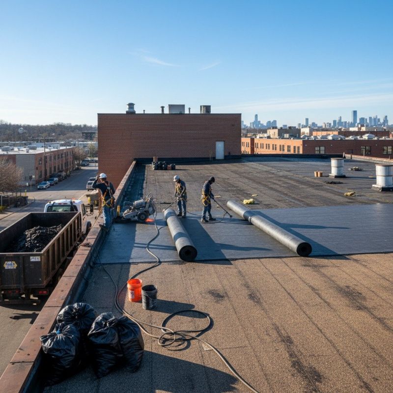 Flat Roof Replacement in Ayer, MA