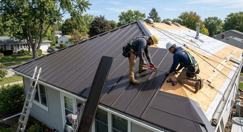 Metal Roof Installation in Dracut, MA