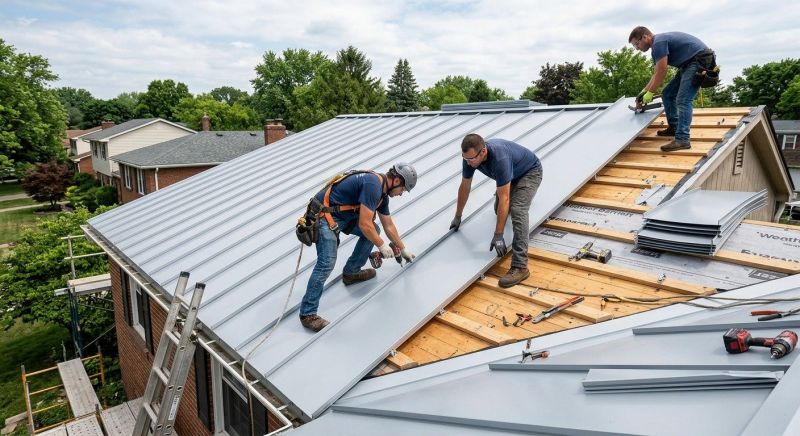 Metal Roof Installation in Tyngsboro, MA