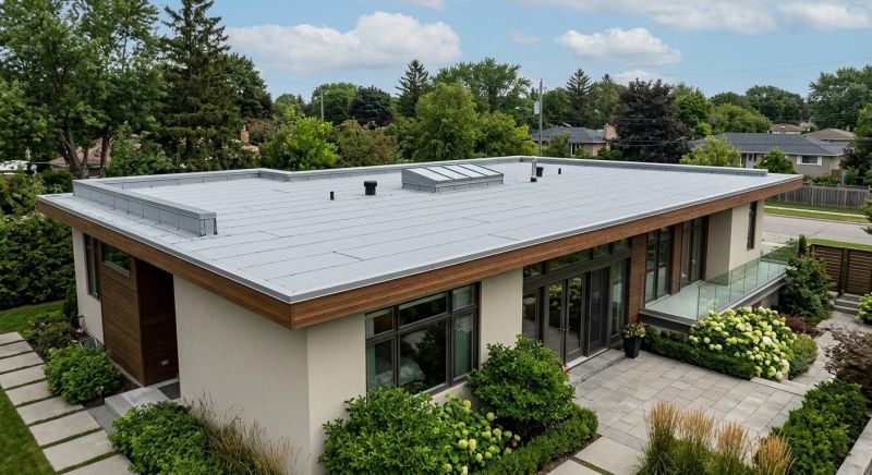 Single Ply Roof Installation in Hudson, MA