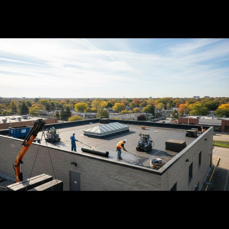 Single Ply Roof Replacement in Bolton, MA