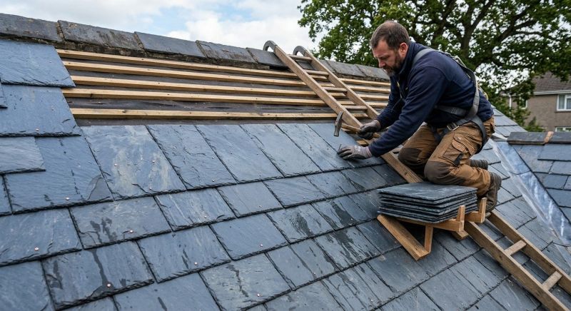 Slate Roof Installation in Rutland, MA