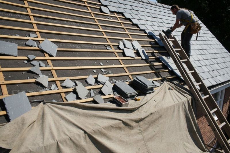 Slate Roof Replacement in Holden, MA