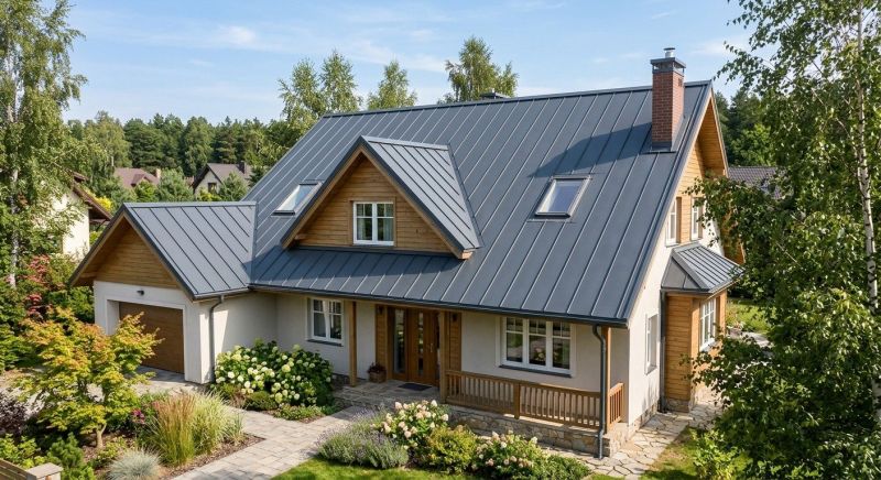 Steel Roof Replacement in Dracut, MA