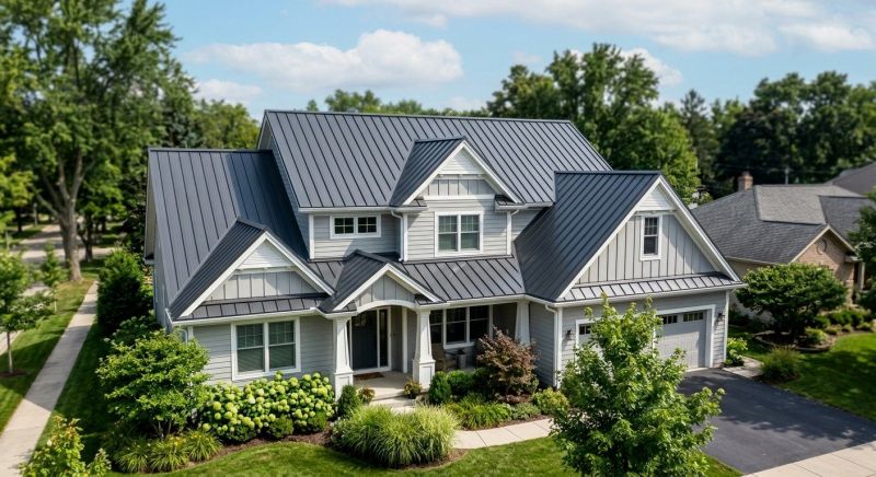 Steel Roof Replacement in Marlborough, MA