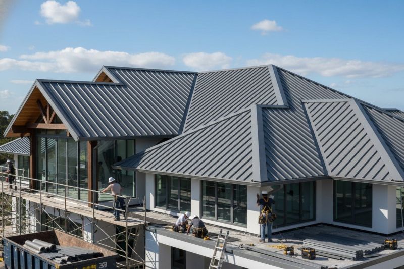 Steel Roof Replacement in Wayland, MA