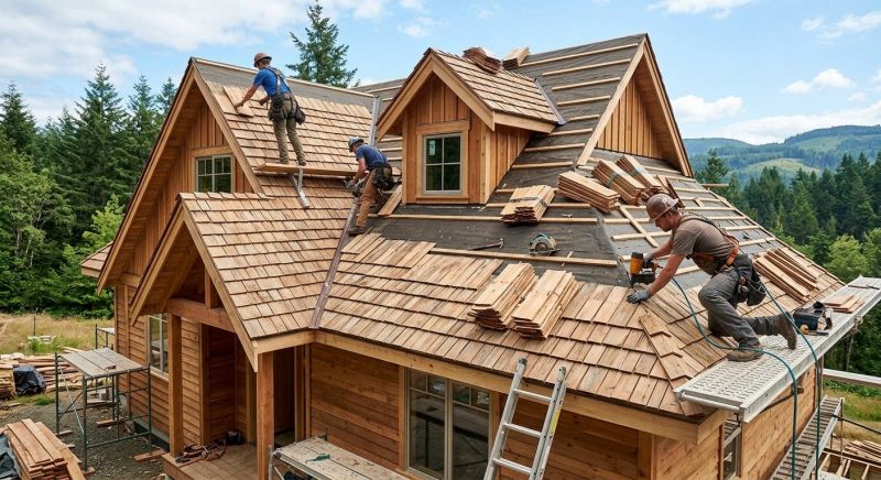 Wood Roofing Installation in Ashland, MA