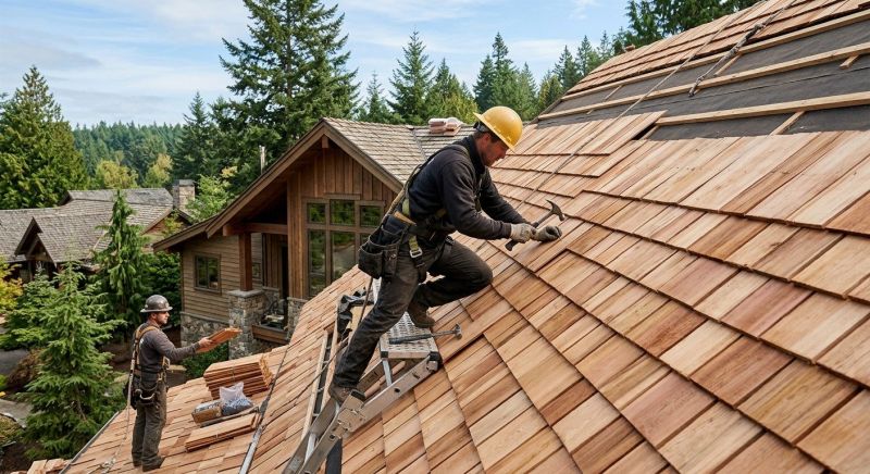 Wood Roofing Installation in Lancaster, MA