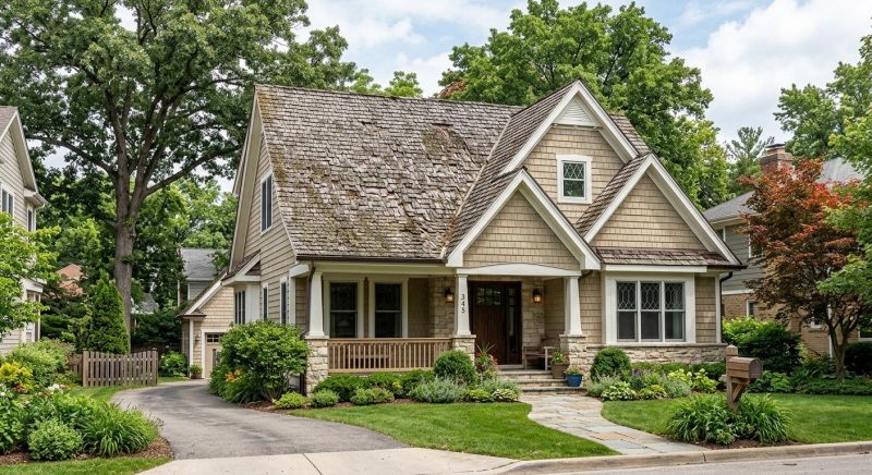 Wood Shake Roof Replacement in Holden, MA